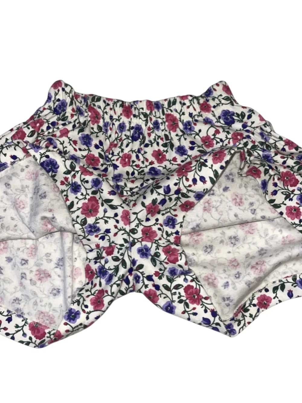 Vintage Healthtex 90s Girls Flower Set Shirt Skort 6X USA Floral Cottage New